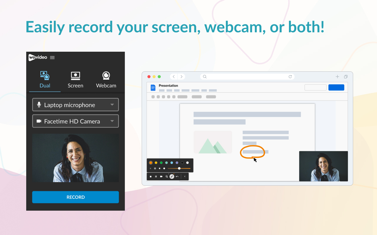 WeVideo Screen & Webcam Recorder - 截图 2