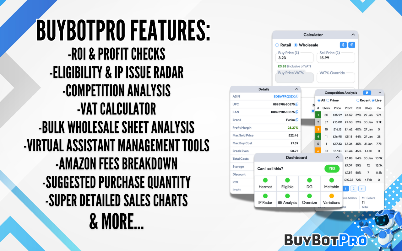 BuyBotPro - Amazon FBA Deal Analyzer - 截图 1