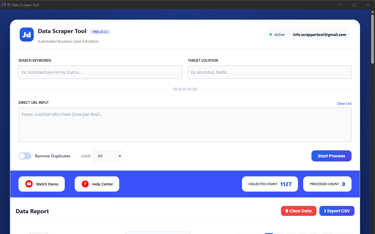 JD Data Scrapper Tool - 截图 3