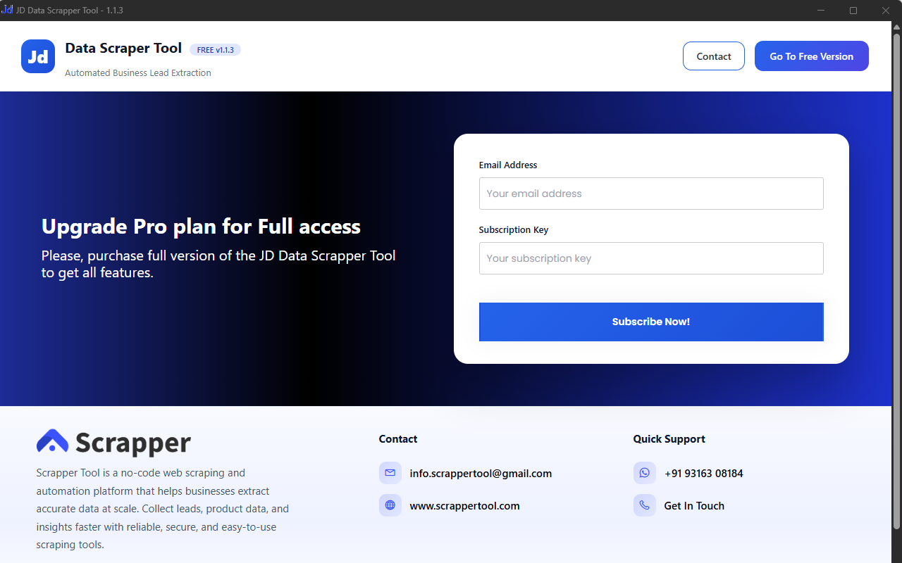JD Data Scrapper Tool - 截图 4