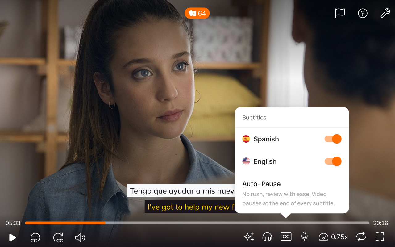 Lingopie – Learn Languages with TV & Movies - 截图 4