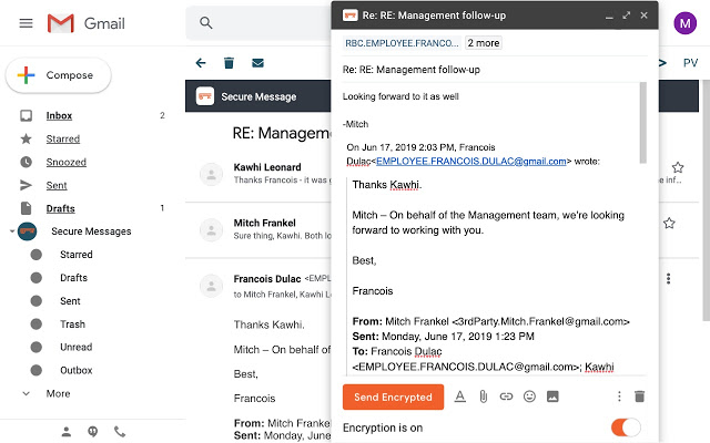 PreVeil for Gmail - 截图 2