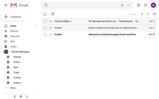 PreVeil for Gmail - 截图 3