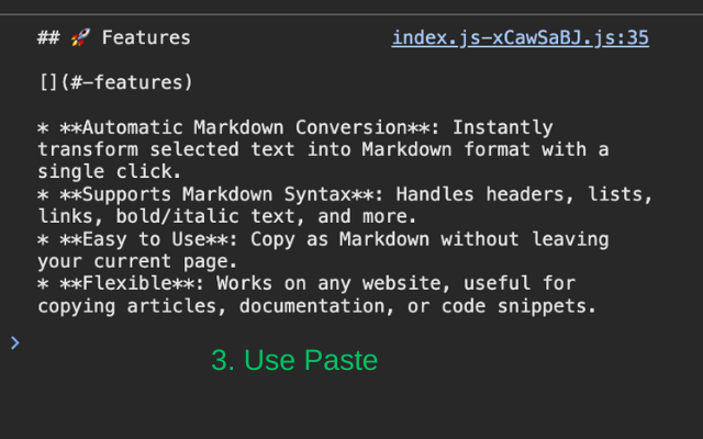 Copy To Markdown - 截图 3