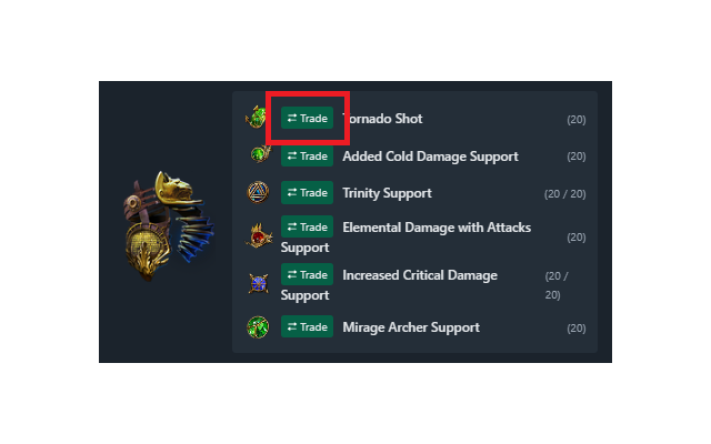 PoE Ninja Redirect to Trade - 截图 3