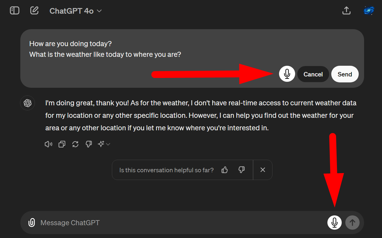 Whisper to ChatGPT - 截图 1