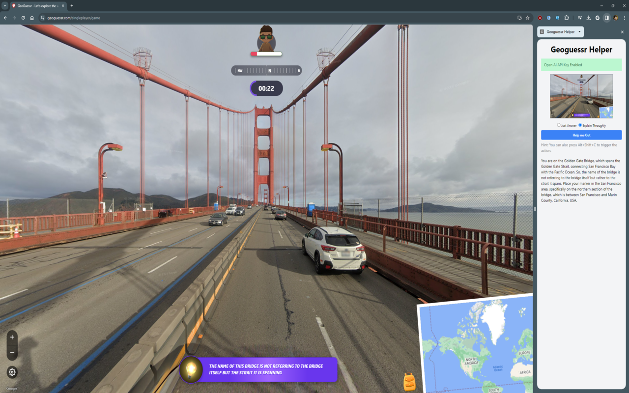 Geoguessr Helper - 截图 1