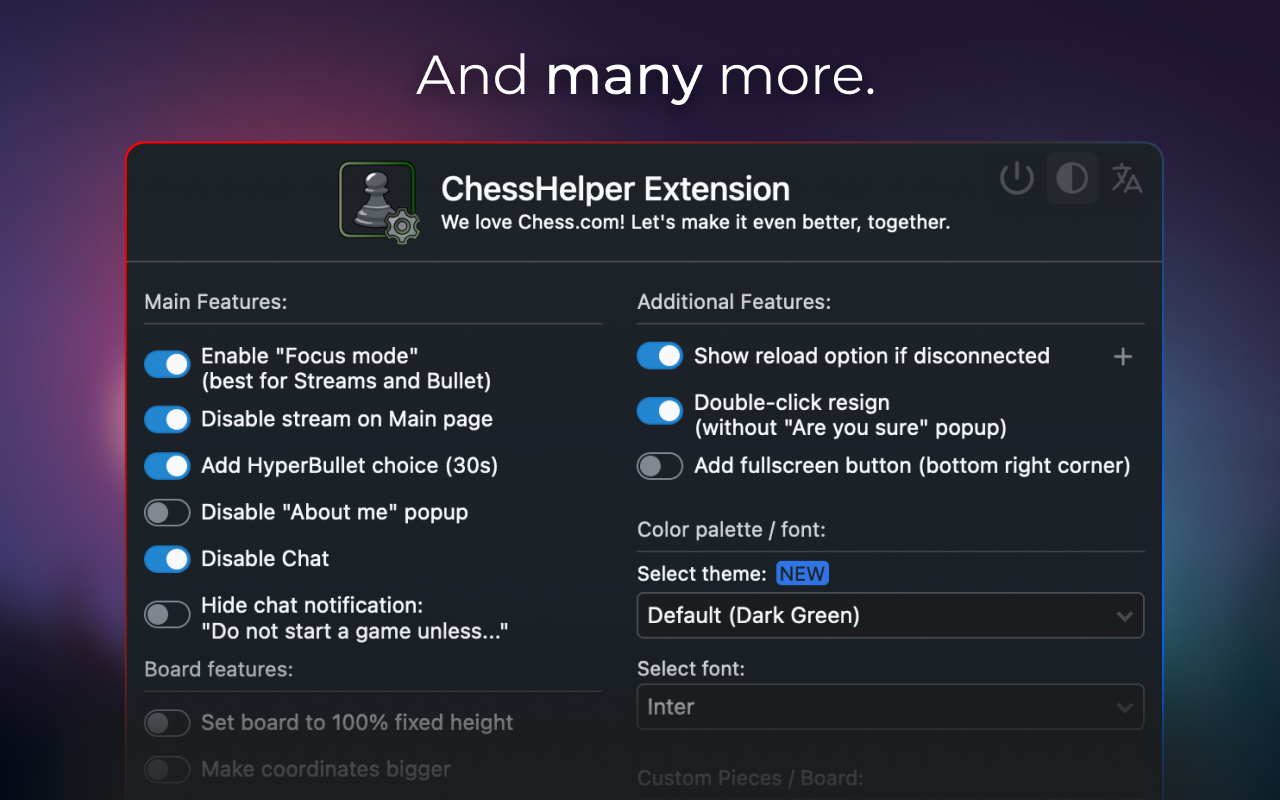 Chess.com Custom Themes, Boards - ChessHelper - 截图 5