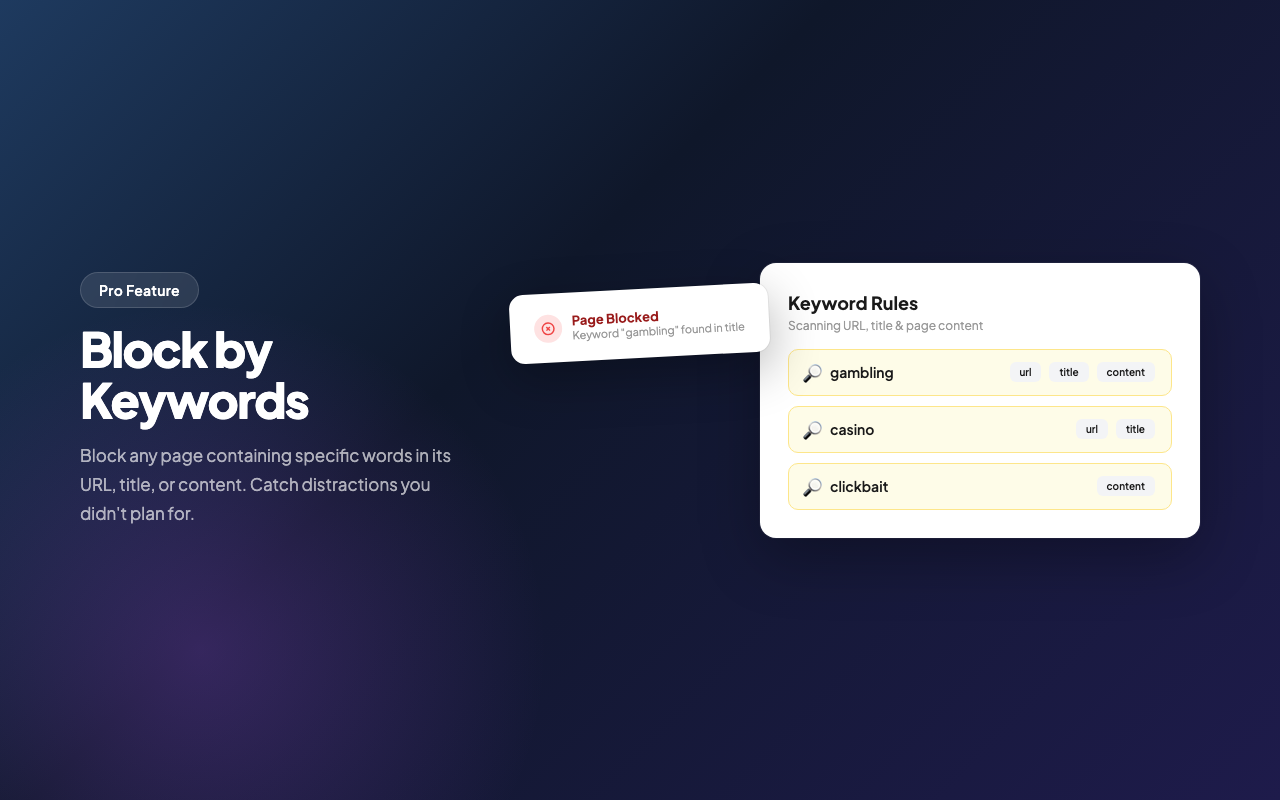 SiteBlocker — Block Distracting Websites & Stay Focused - 截图 5