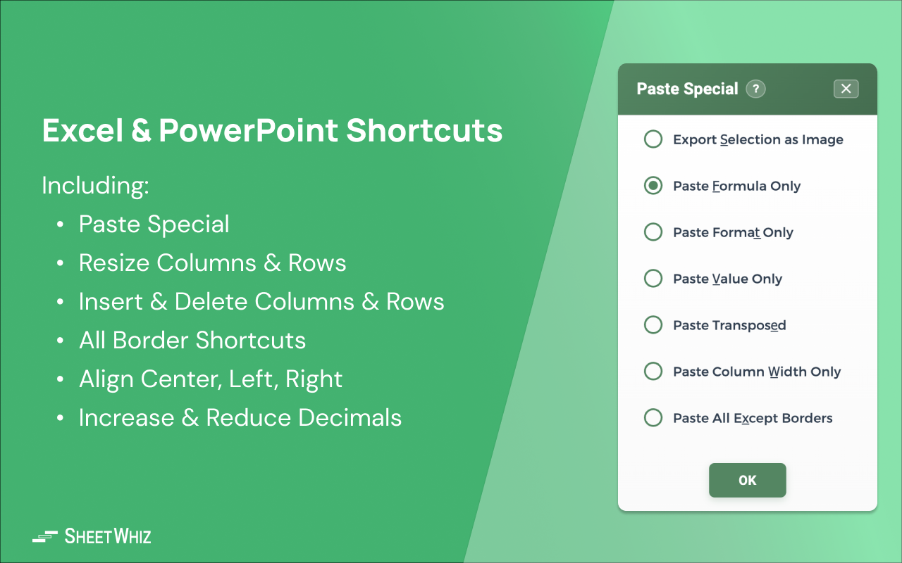 SheetWhiz: Excel & PPT Shortcuts, Tracing, & What-If for Sheets & Slides - 截图 2