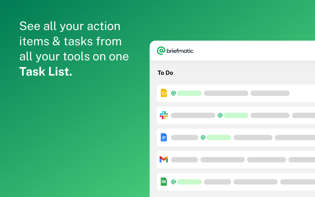 Briefmatic Task Manager for Google Chrome™ - 截图 1