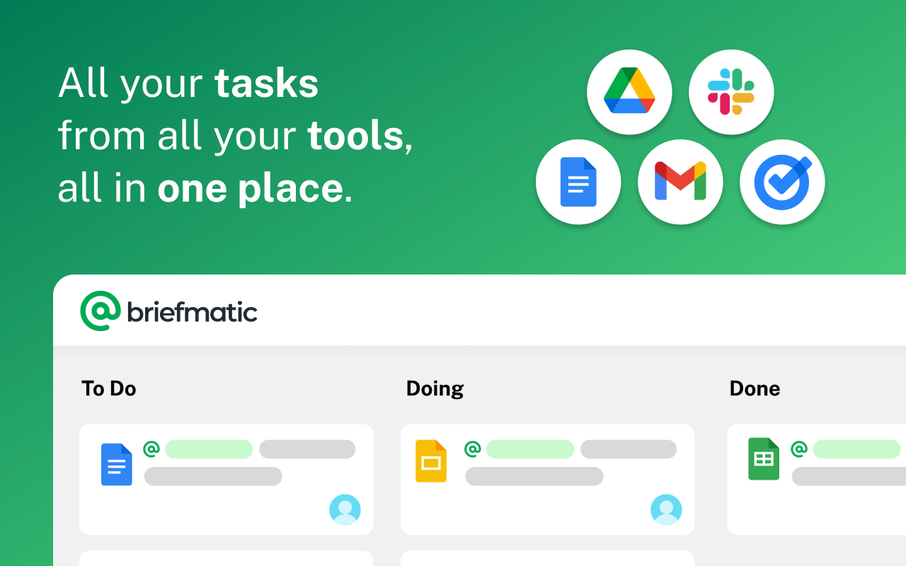 Briefmatic Task Manager for Google Chrome™ - 截图 2