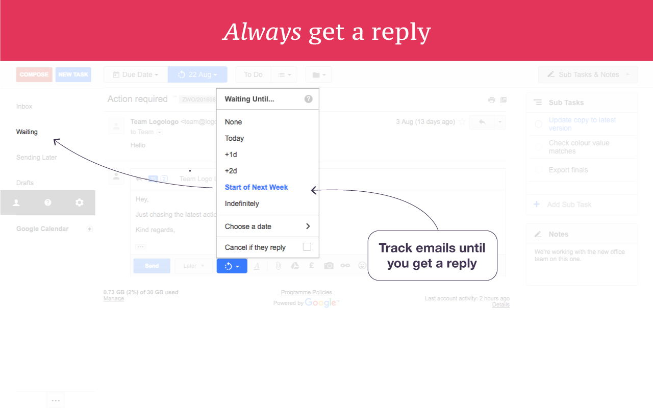 ActiveInbox: Organize Gmail™ tasks - 截图 1