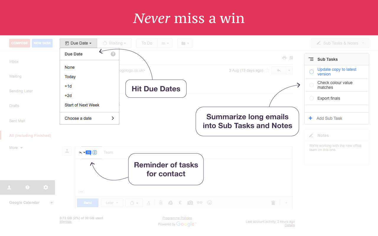 ActiveInbox: Organize Gmail™ tasks - 截图 2