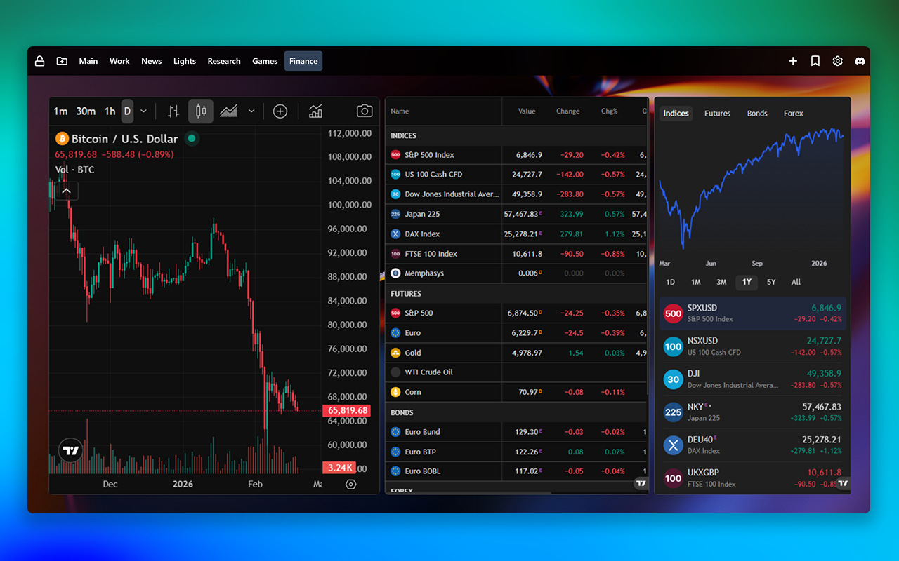 New Tab Widgets - Personal Dashboard - 截图 2