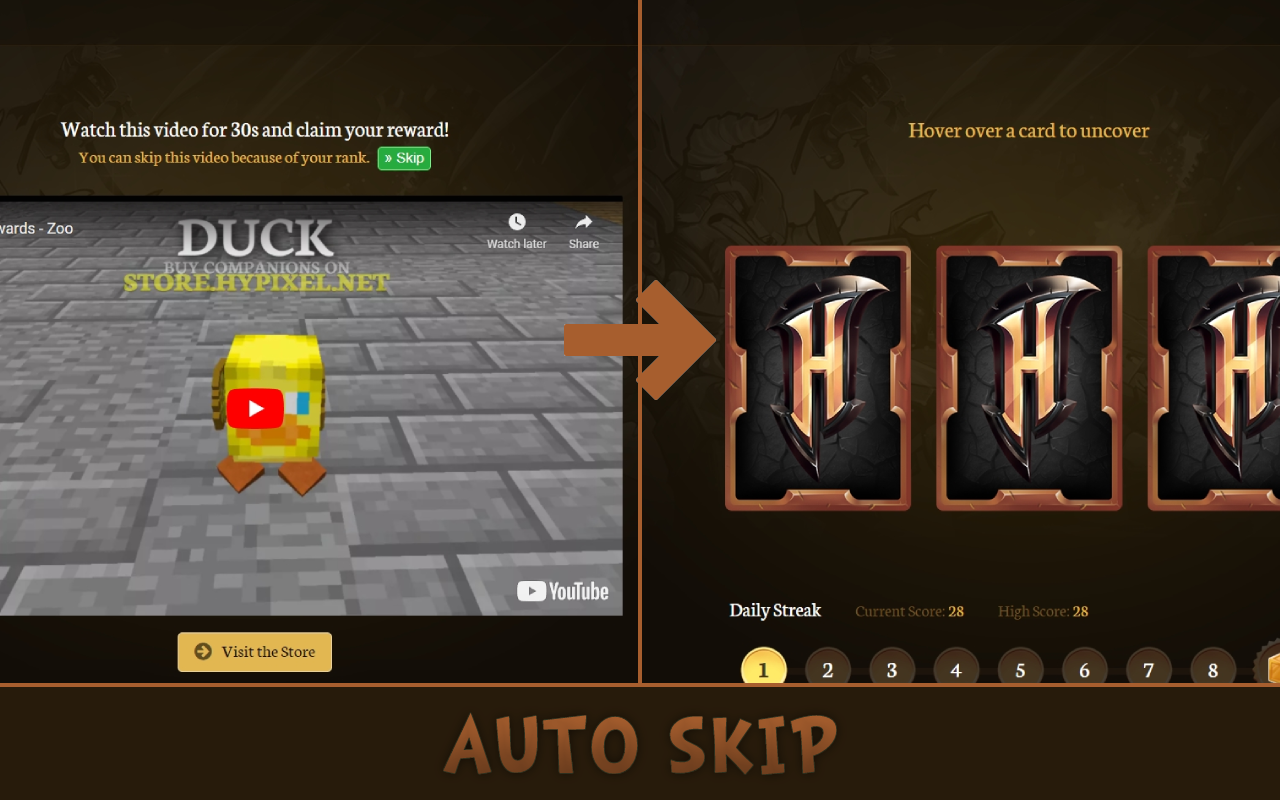 Hypixel Reward Skip - 截图 1