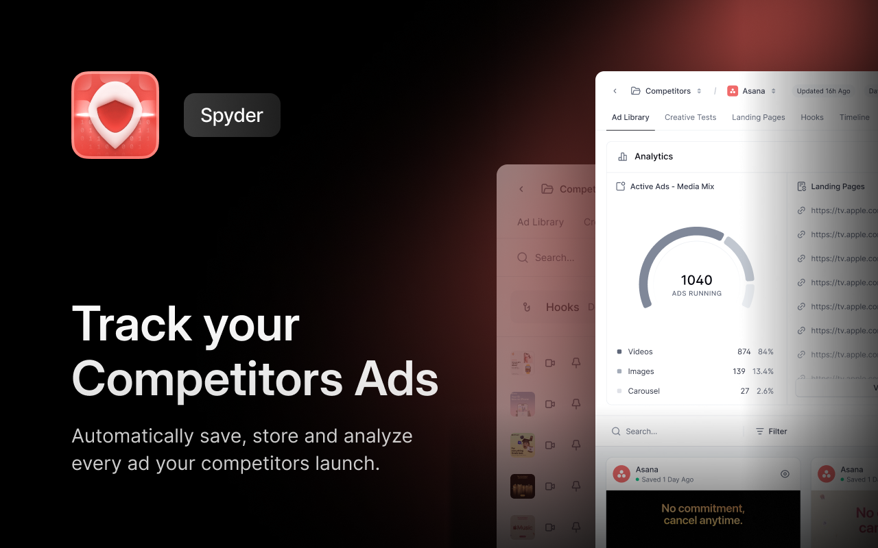Ad Library - Save Facebook TikTok - Foreplay - 截图 2