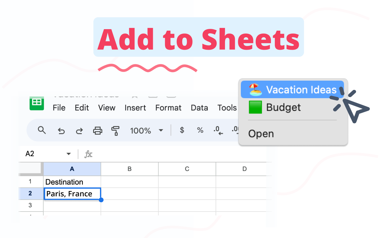 Add to Sheets - Save to Google Sheets in 1 click - 截图 4