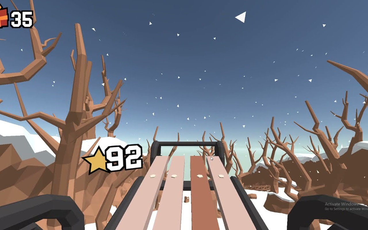 Snow Rider 3D Unblocked - Winter Fun - 截图 3