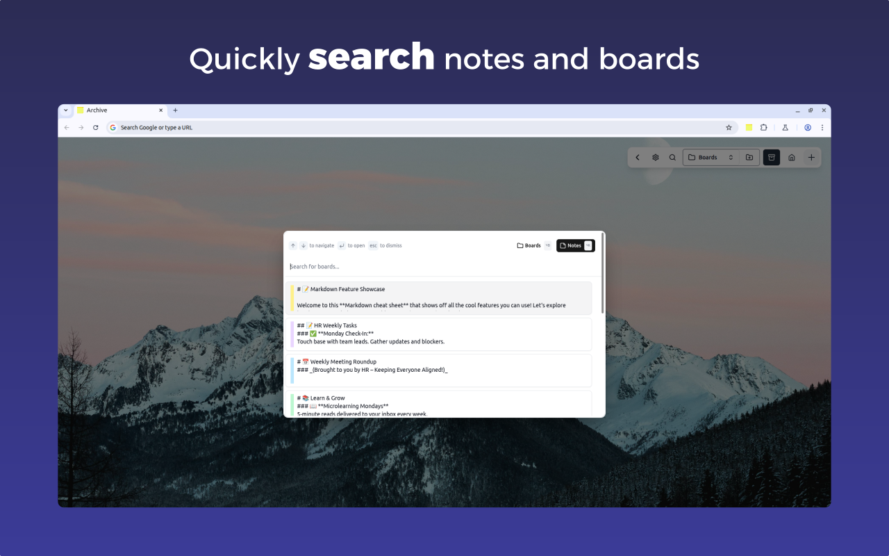 MemoTab - New Tab Notes - 截图 2