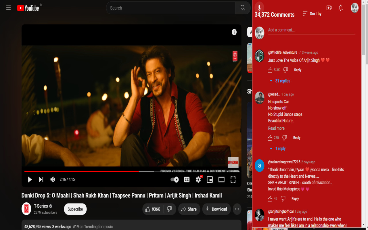 Youtube Right Side Comments - 截图 1