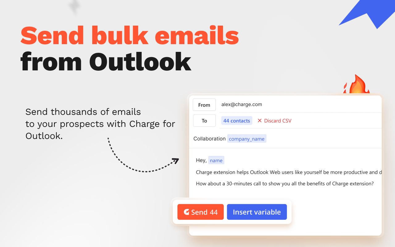 Charge for Outlook: Send mass emails - 截图 2