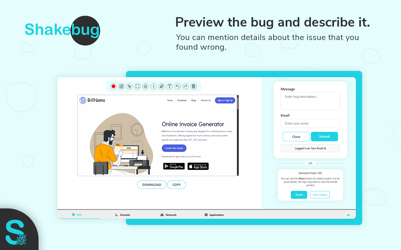 Screen Recorder with Bug Reports – Shakebug - 截图 4
