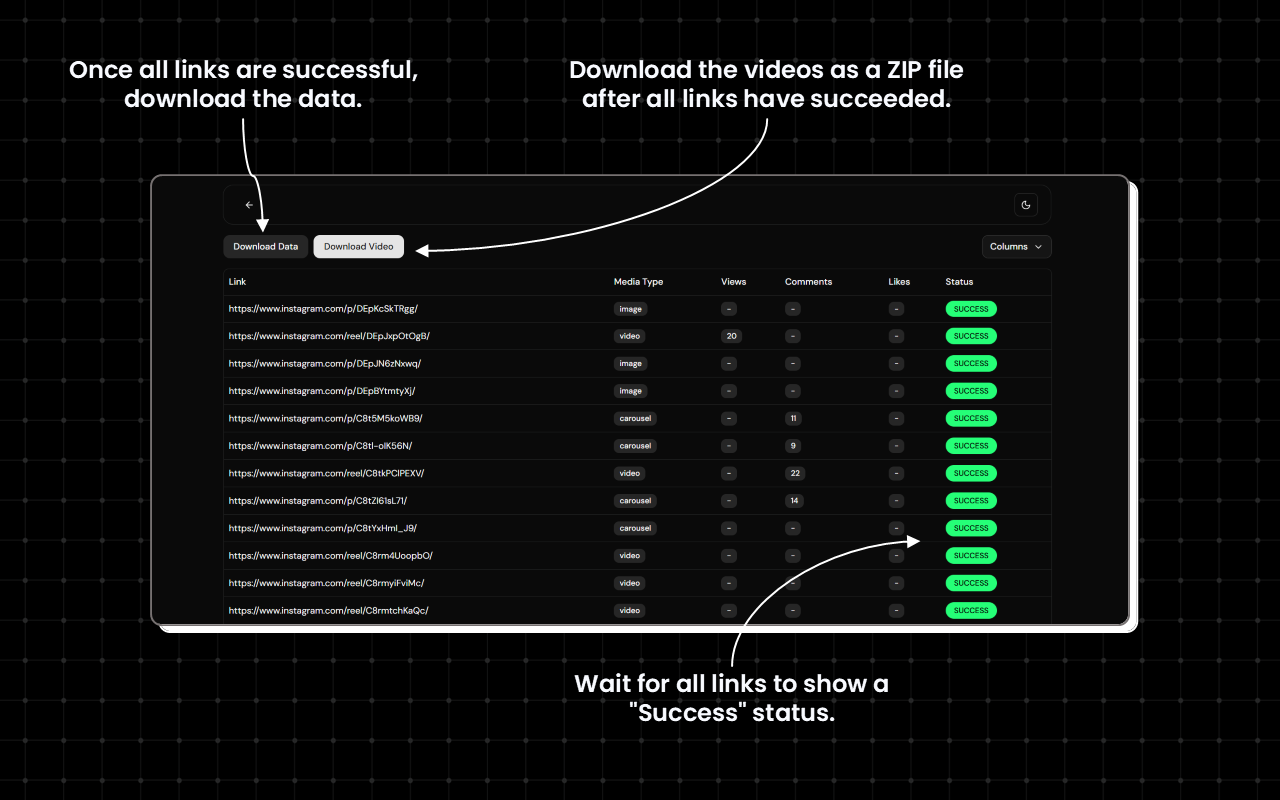 Reels Extractor - Instagram Bulk Downloader - 截图 4
