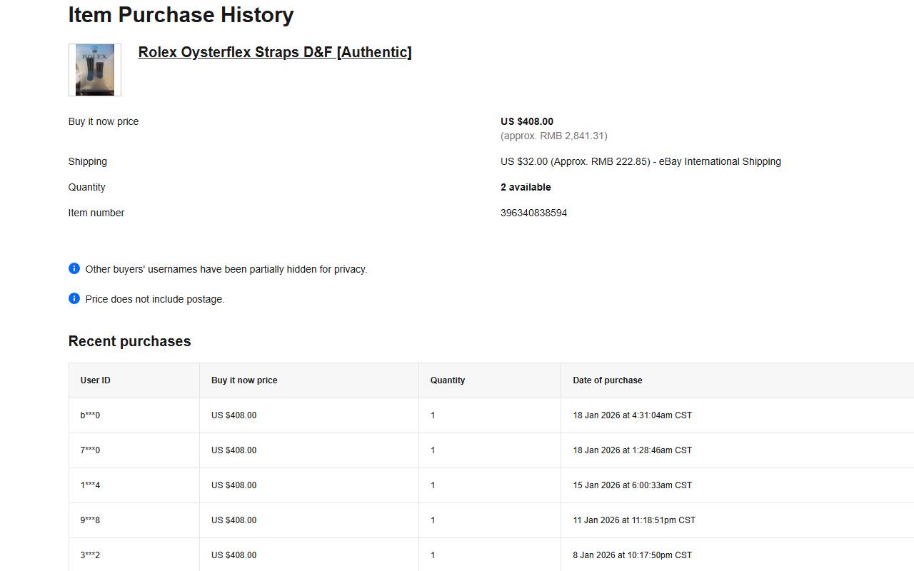eBay Sold History Button - 截图 2