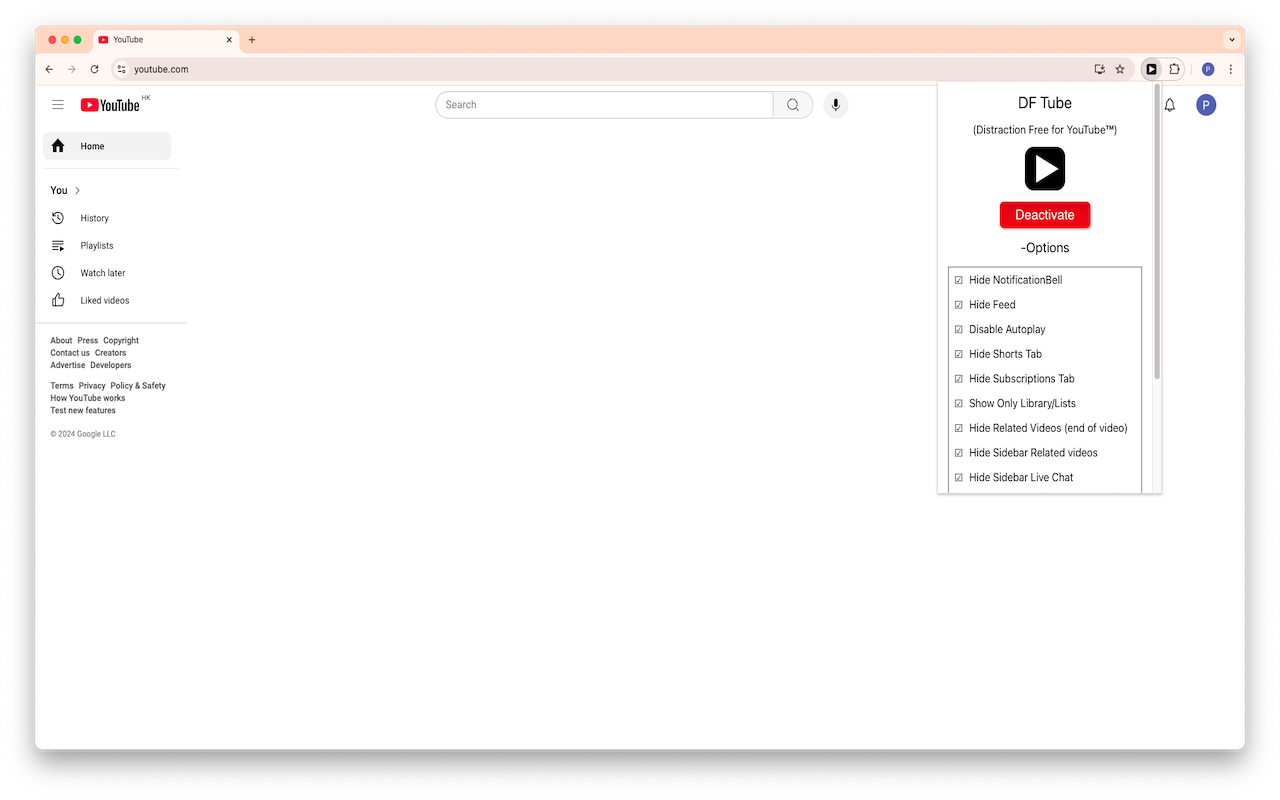 DF Tube New (Distraction Free for YouTube™) - 截图 1