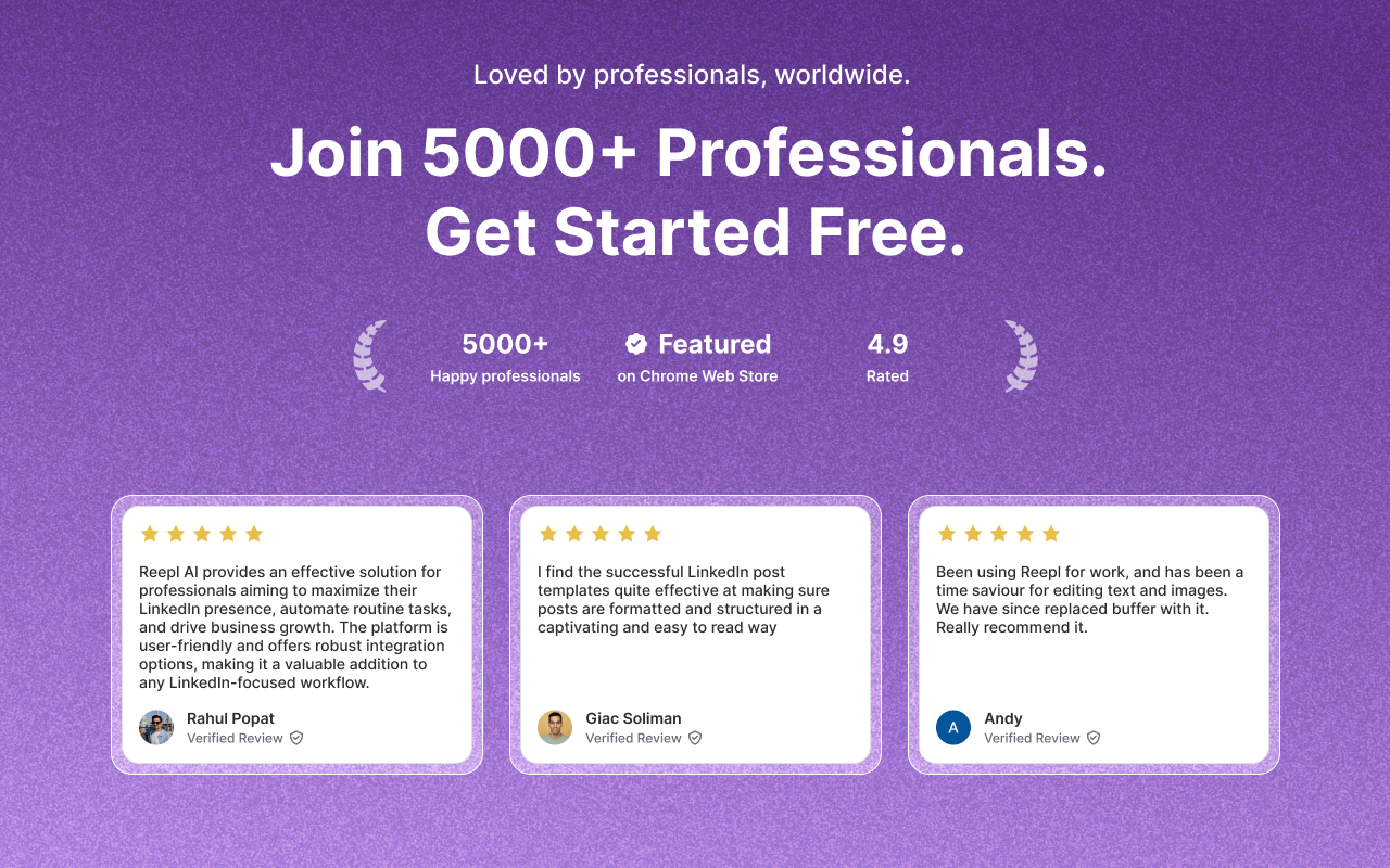 Reepl AI - Create, Engage and Grow on LinkedIn® and X - 截图 4