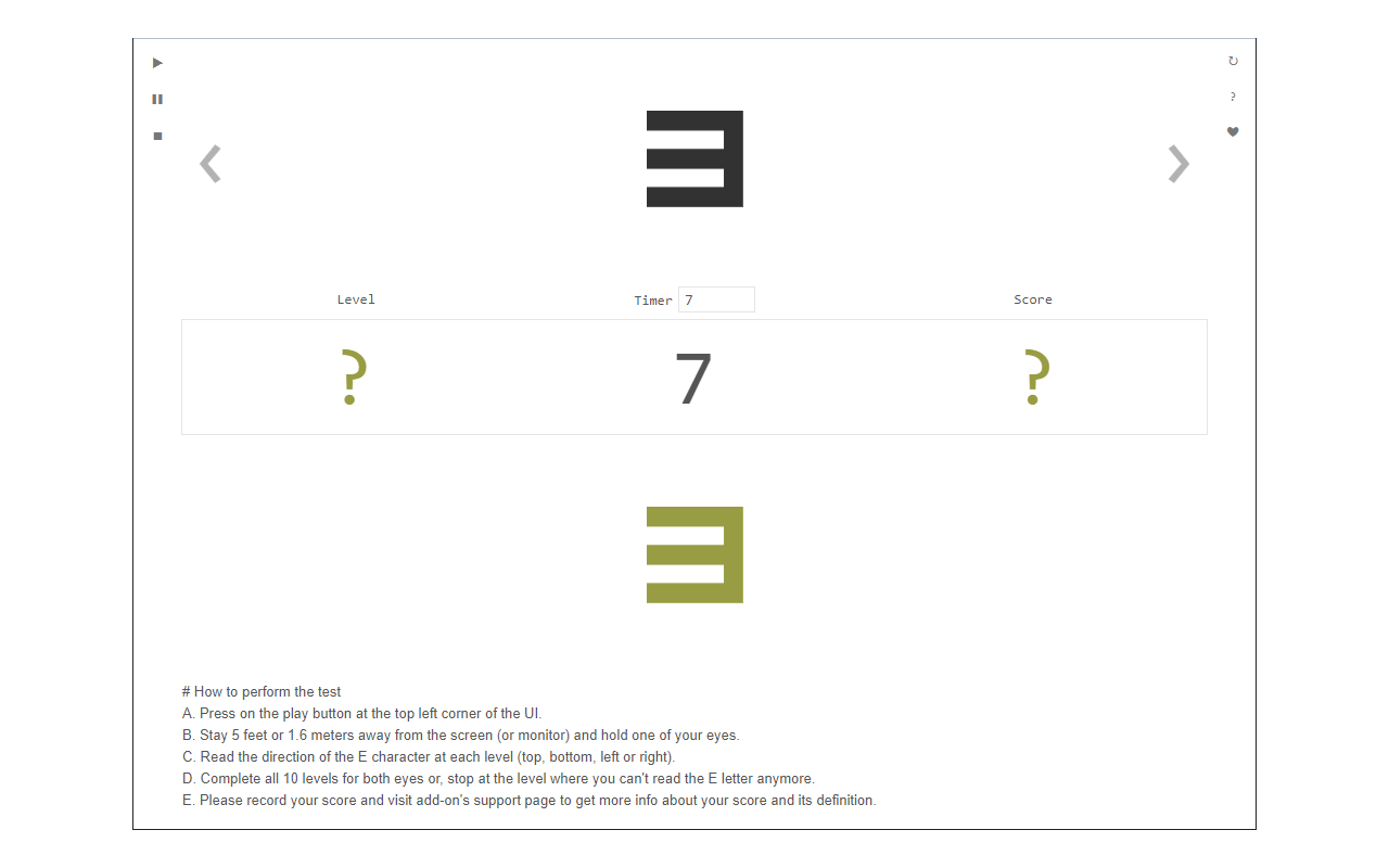 Vision Test - 截图 2