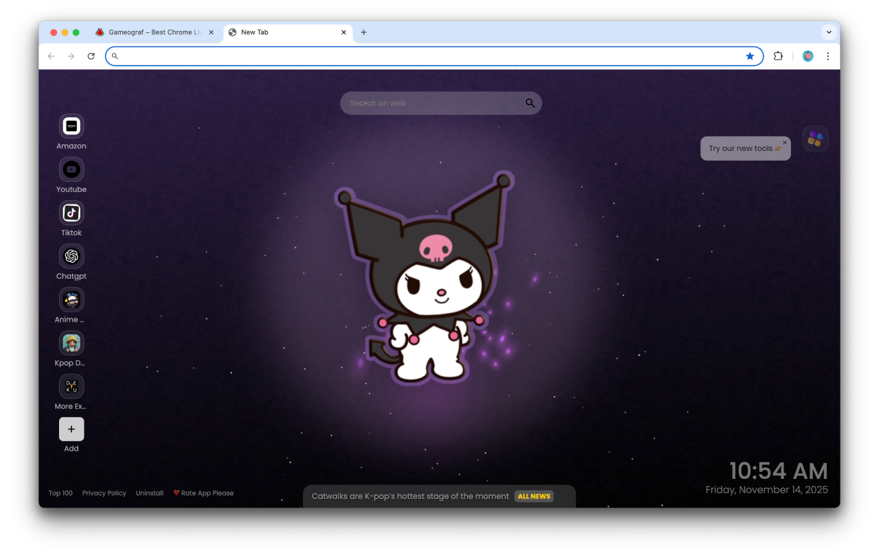 Kuromi Live Wallpaper - 截图 1