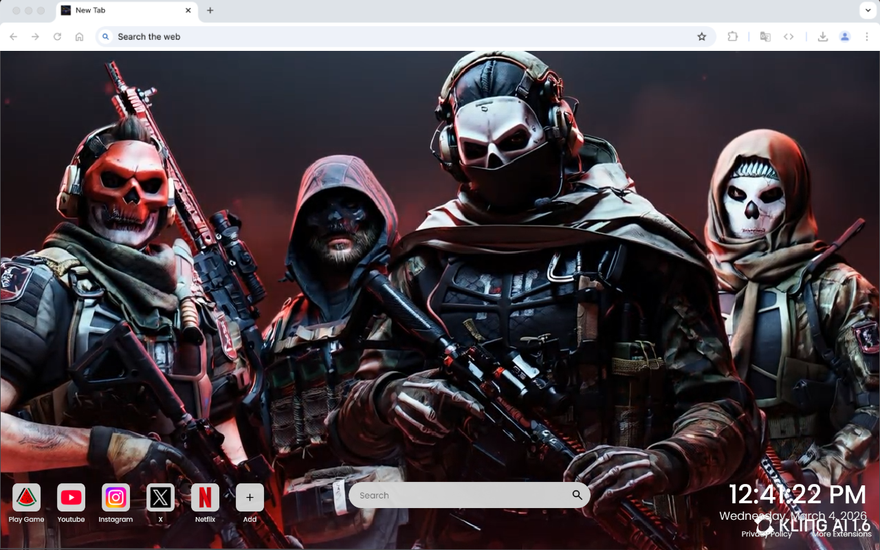Call of Duty: Ghosts Live Wallpaper New - 截图 3