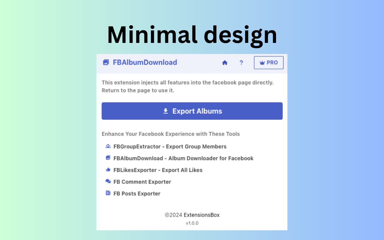 Album Downloader for FB - 截图 3