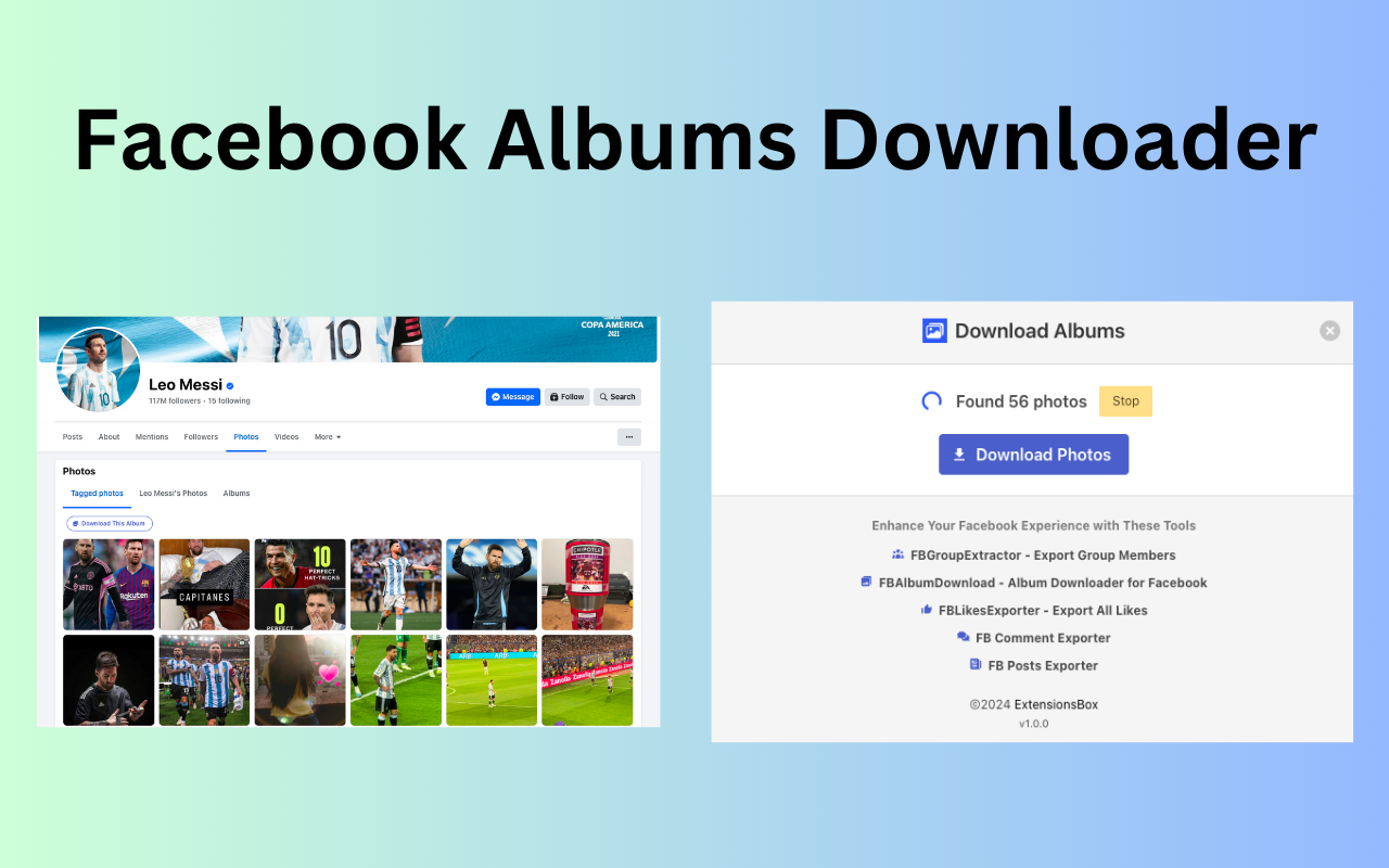 Album Downloader for FB - 截图 4