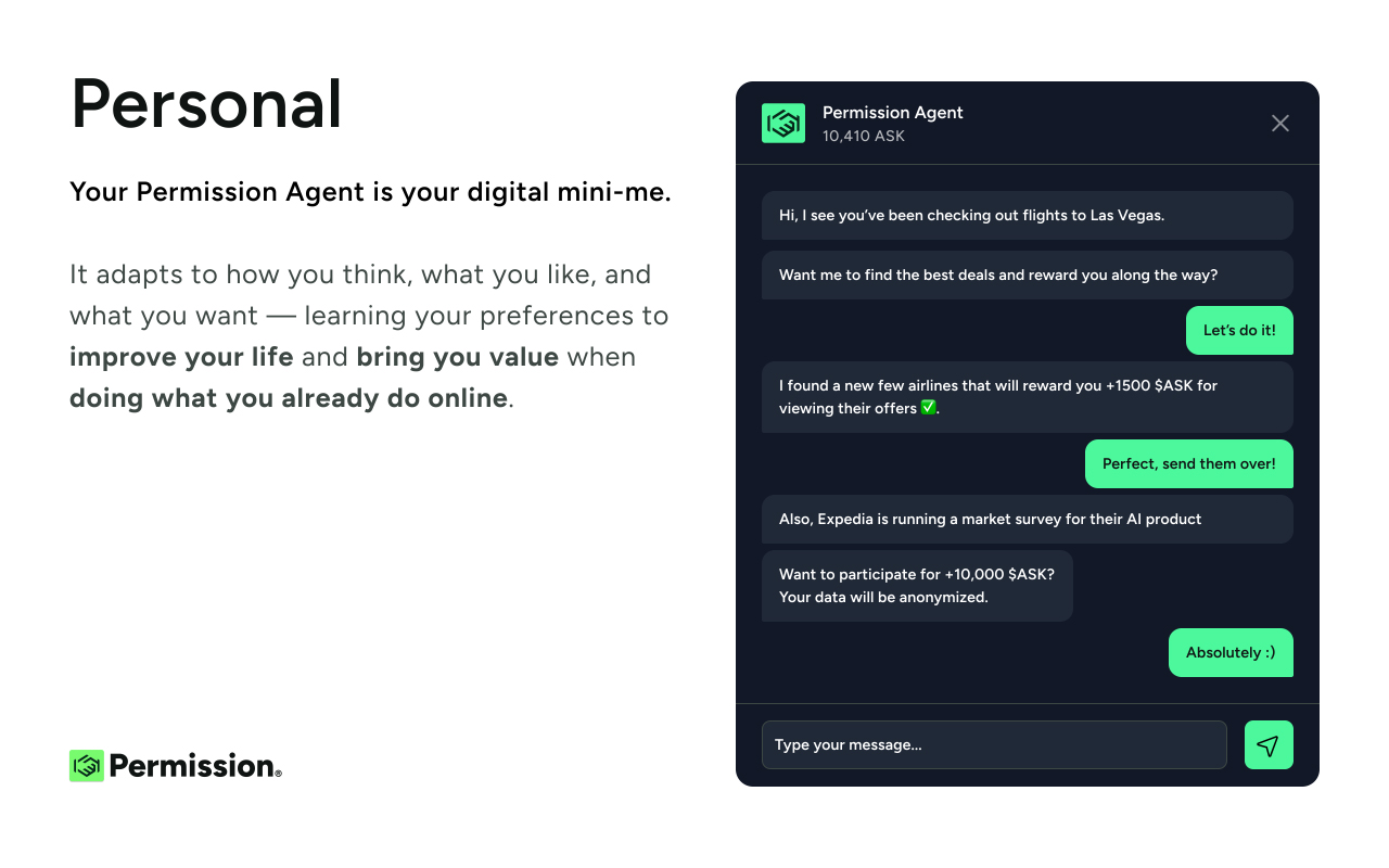 Permission Agent – Earn by Powering AI - 截图 2