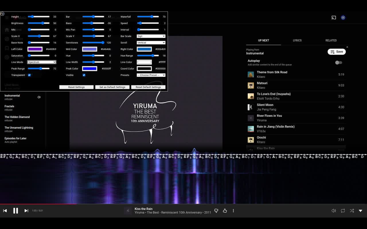 YouTube Musical Spectrum - 截图 1