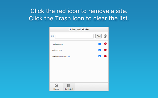 Cisdem Web Blocker - 截图 3