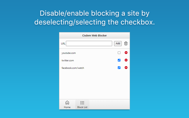 Cisdem Web Blocker - 截图 4