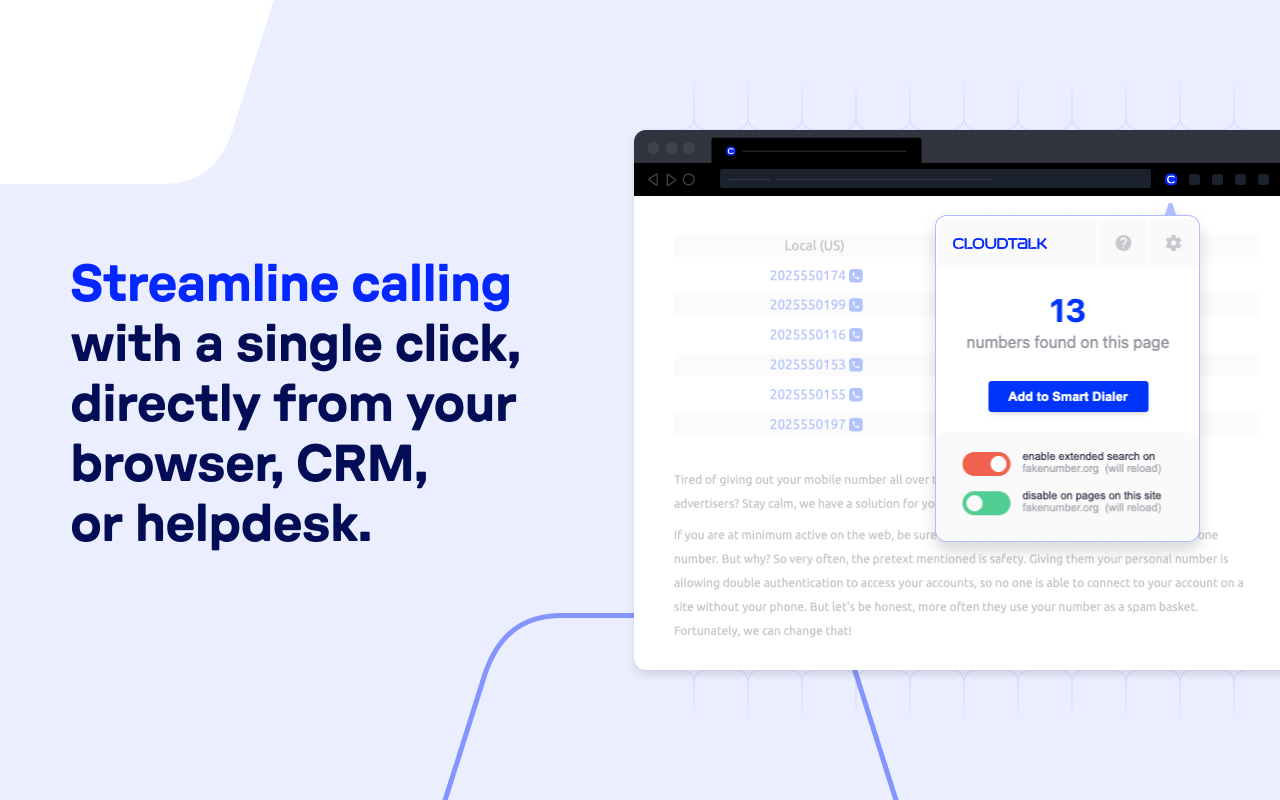 CloudTalk Click-to-Call - 截图 1