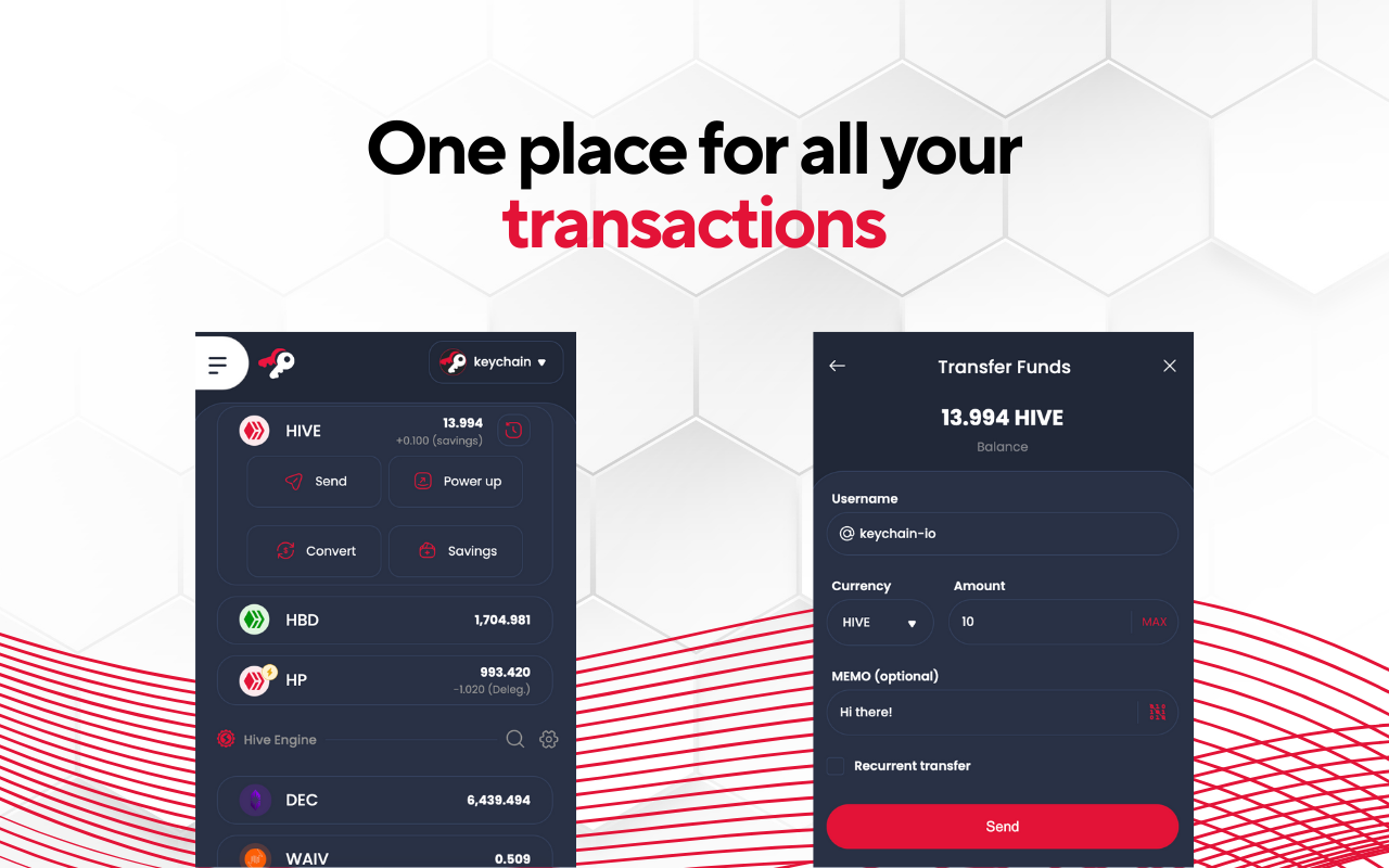 Hive Keychain - 截图 3