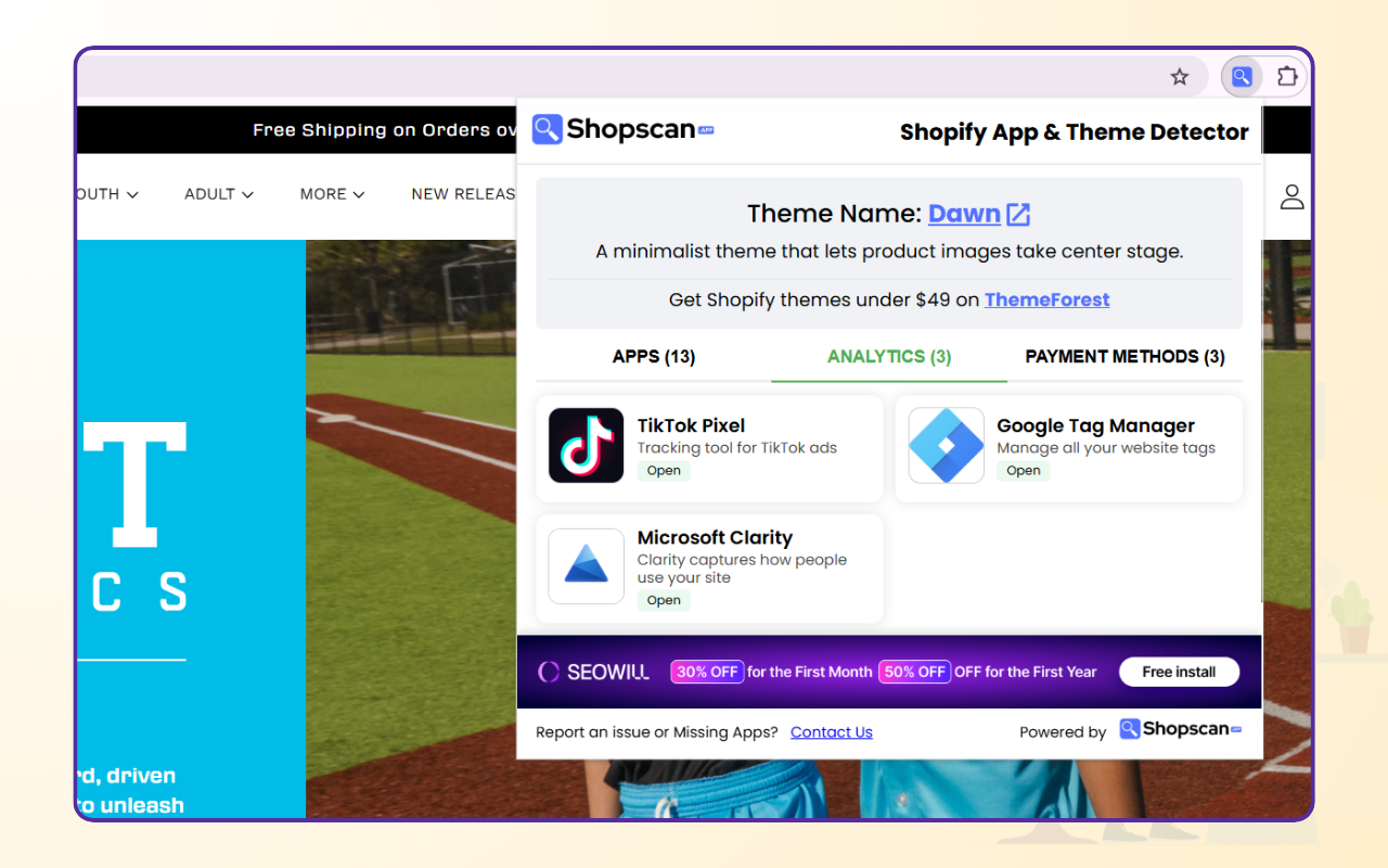 Shopify App Detector by ShopScan - 截图 4