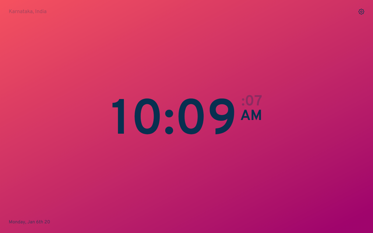 Destato Clock + - 截图 2