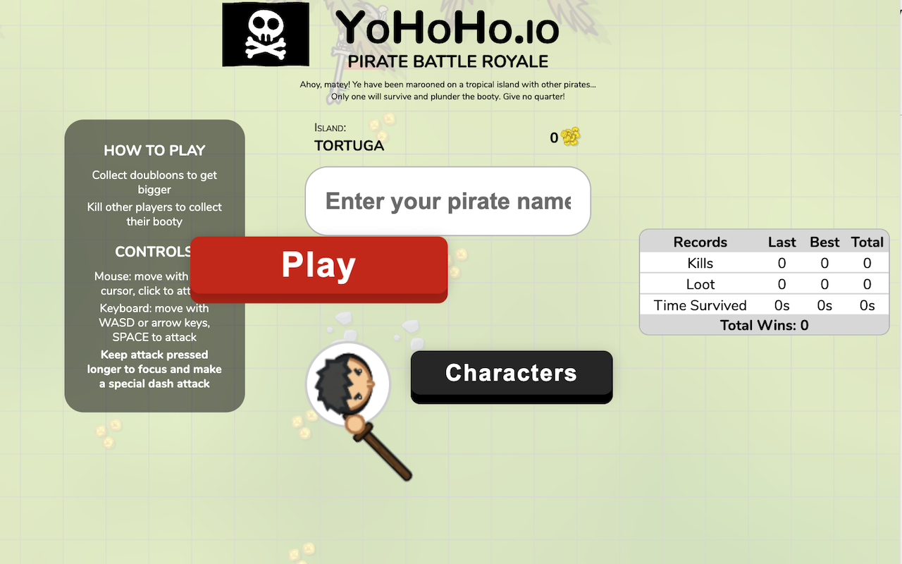 YoHoHo.io Game - 截图 1