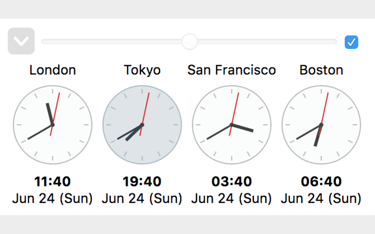 Timezone Clocks - 截图 2