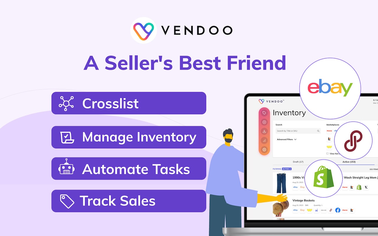 Vendoo Crosslist Extension v3 - 截图 1