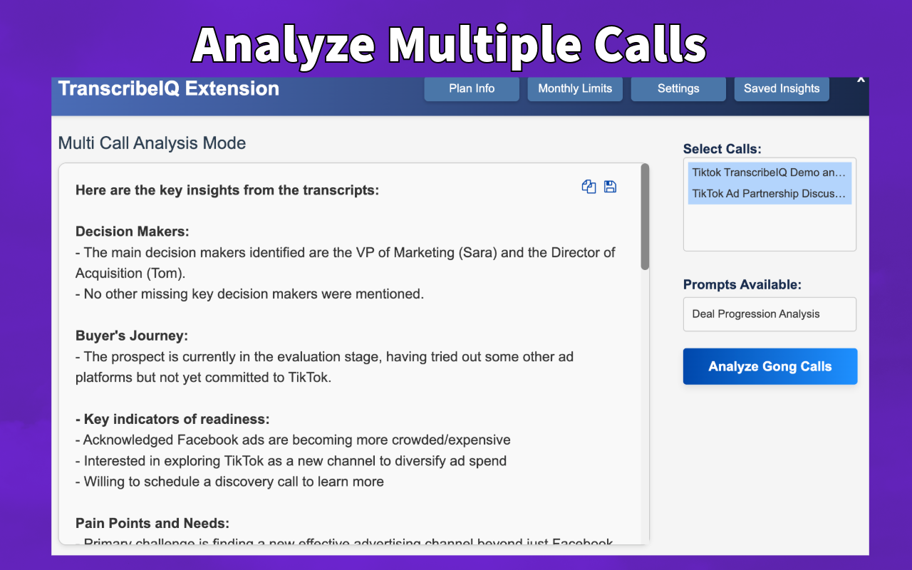 TranscribeIQ - AI Insights for Transcripts - 截图 3