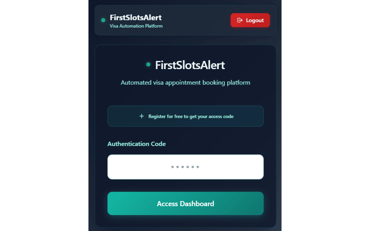 FirstSlotsAlert - USVisaAppointment - 截图 1