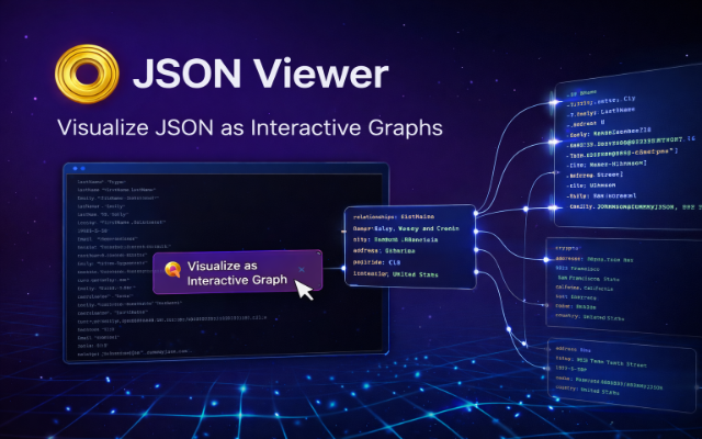 JSON Viewer – Visualize JSON as Interactive Graphs - 截图 2